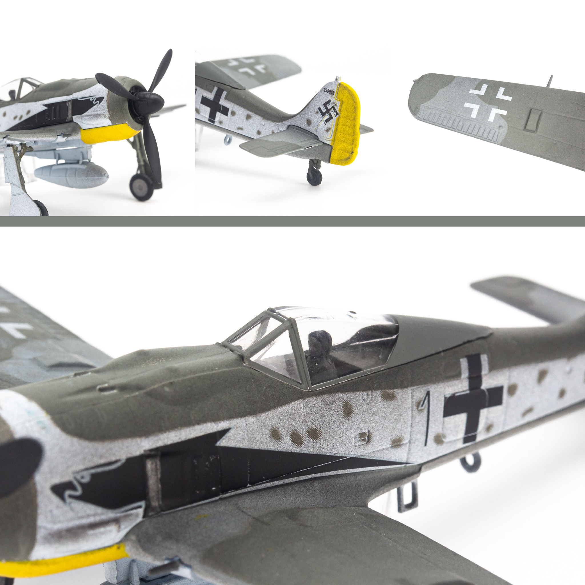 Mô hình máy bay quân sự Focke Wulf FW 190A-8 Germany 1945 1:72