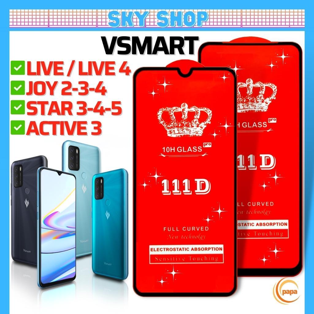 Kính cường Lực Full Màn dành cho Vsmart Joy 4 Joy 3 Active 3 Joy 2 Live Live 4 Star 3 Star 4 Star 5