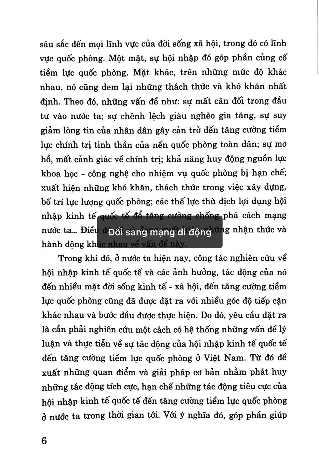 Tác động của hội nhập kinh tế quốc tế đến tăng cường tiềm lực quốc phòng ở Việt Nam