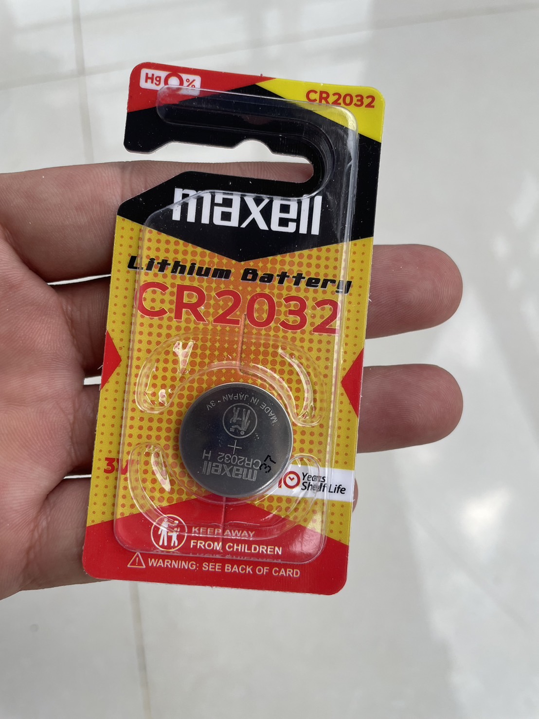 Pin khóa xe TOYOTA Corolla Cross hàng chính hãng sản xuất tại Japan 3V Maxcell