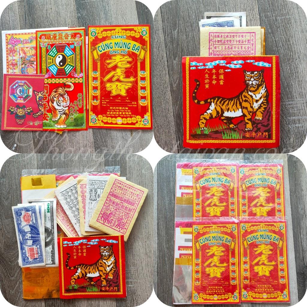 Bộ giấy cúng mùng 3 Ông Hổ