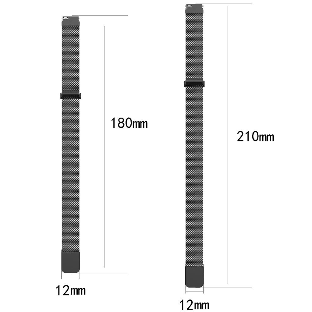 For Xiaomi Band 3 4 Smart Bracelet Watch Band Strap Metal Wrist Black