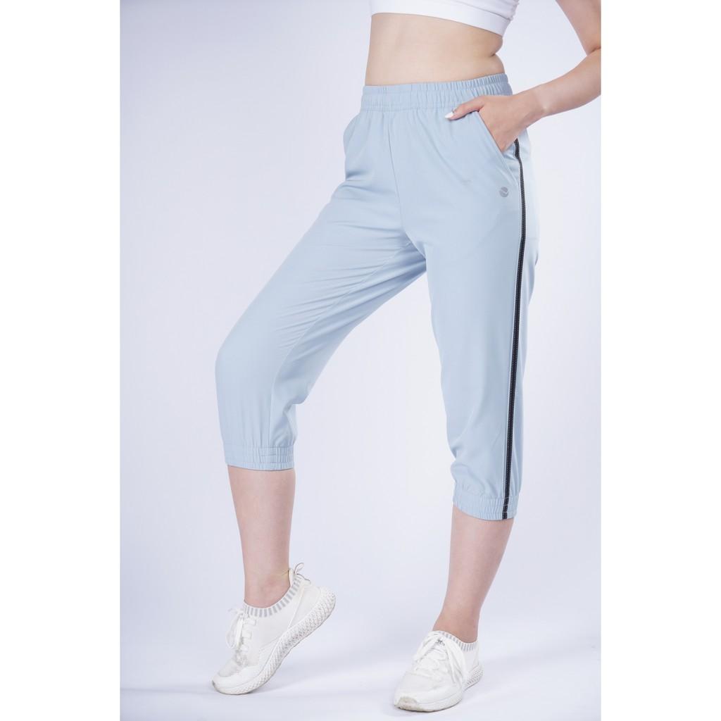 Quần Capri Nữ Livan Sport Mềm Mại Năng Động Màu Ghi Xanh