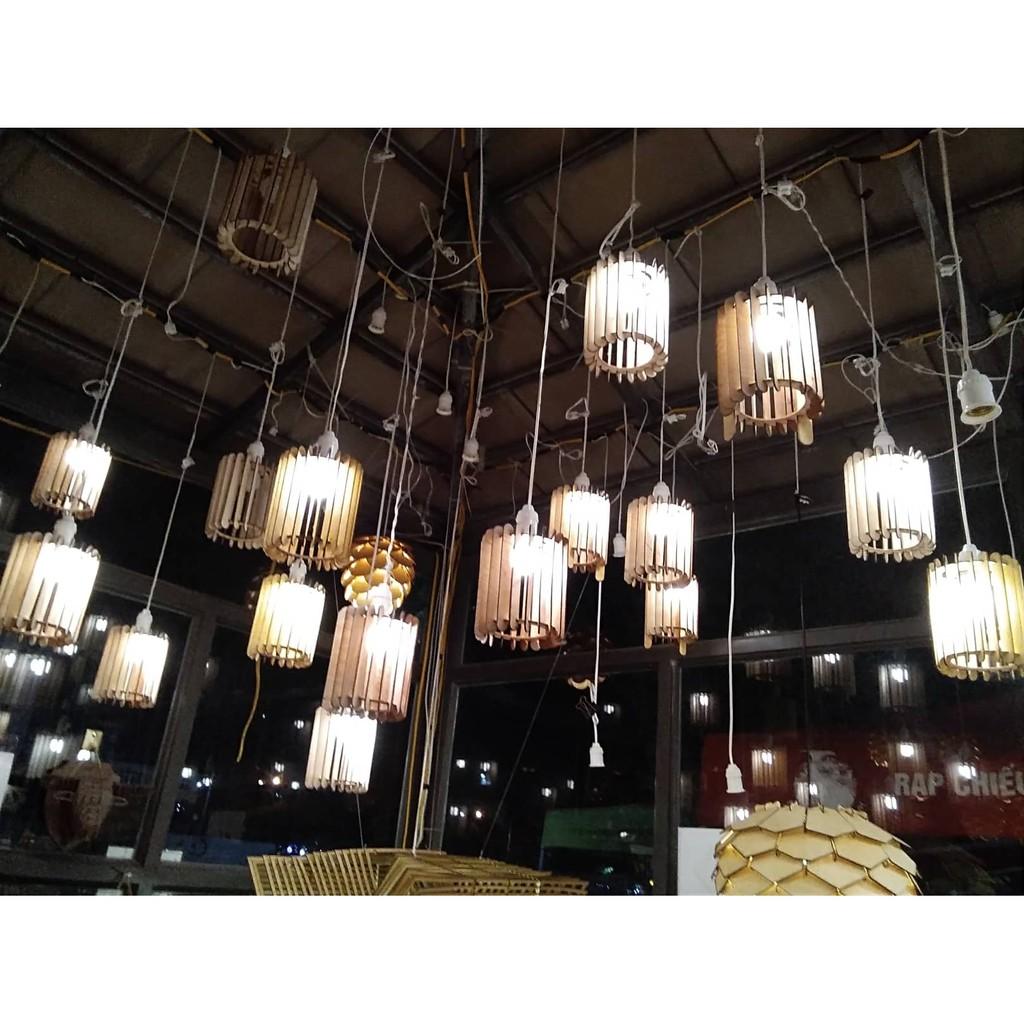 Đèn gỗ DIY trang trí x 50 quả