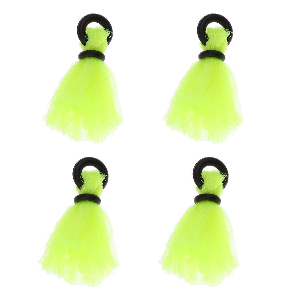High Visibility Durable Nylon Strike Indicators Fishing Accessories Yellow 3CM