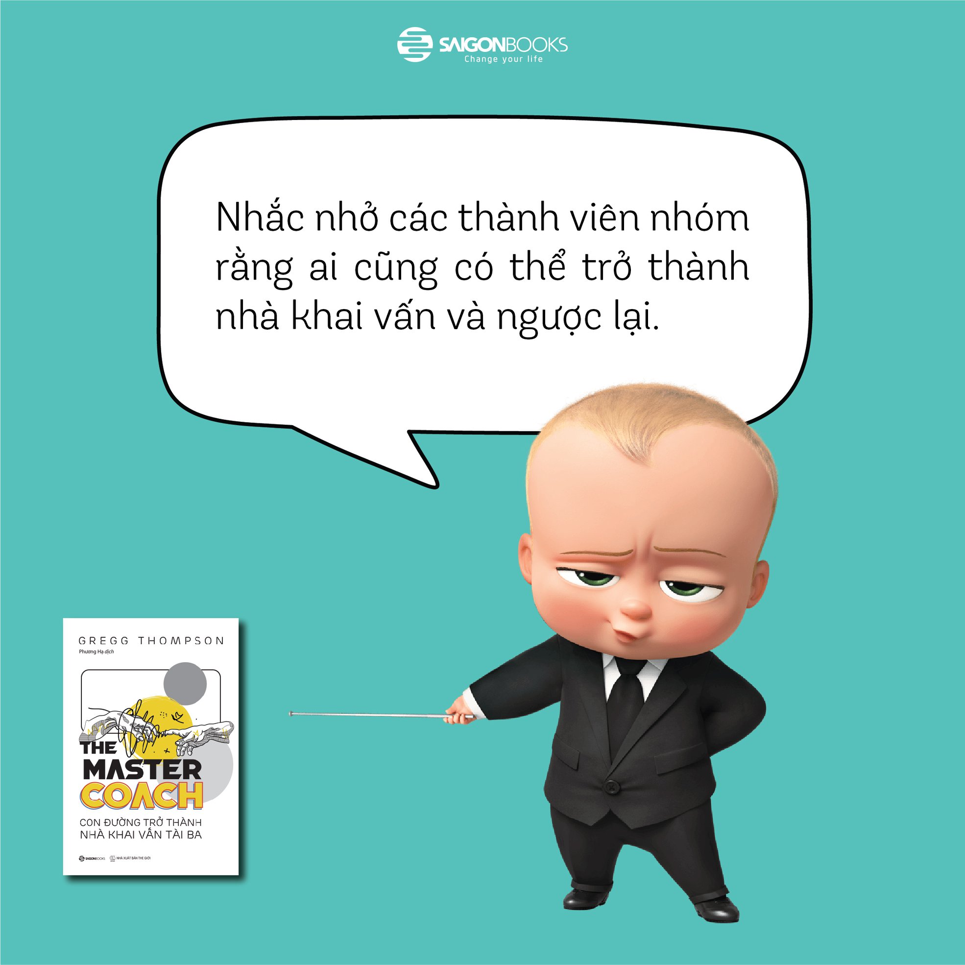 The Master Coach: Con đường trở thành nhà khai vấn tài ba - Tác giả Gregg Thompson