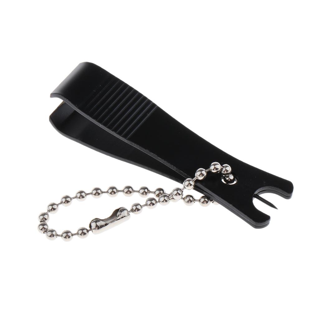 Metal Fishing Line Nipper Line Cutter Clipper Scissor Hook Eye Cleaner Black