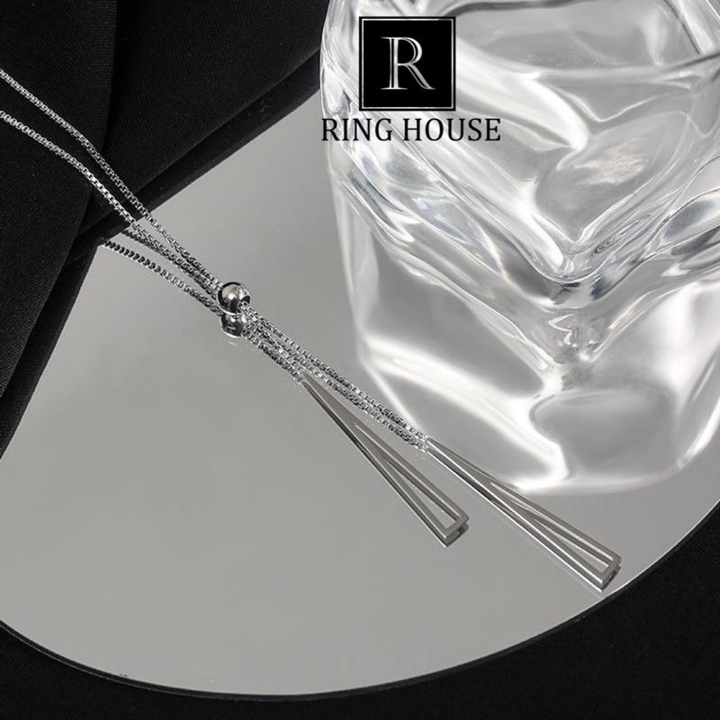 Dây Chuyền Choker Nữ Titan Không Đen Thanh Đối Xứng