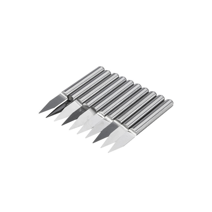 Bộ 10 Mũi Phay Vbit 30 Độ - 3MM