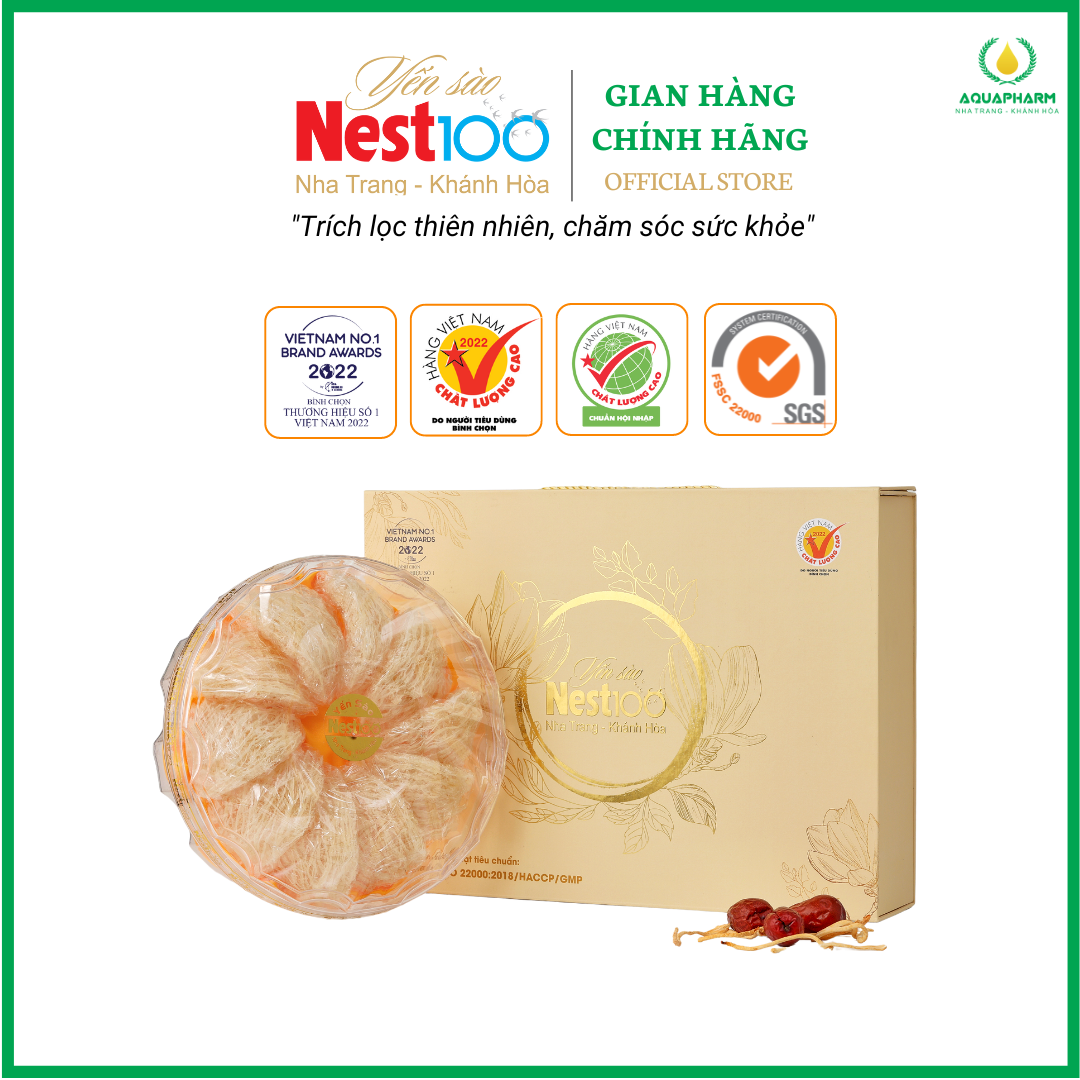 Yến sào tinh chế Nest100 - Hộp 100g - Cam kết 100% yến thật nguyên chất Khánh Hòa