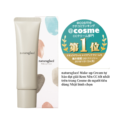 KEM NỀN HỮU CƠ DƯỠNG DA ĐA NĂNG - naturaglacé MAKE UP CREAM