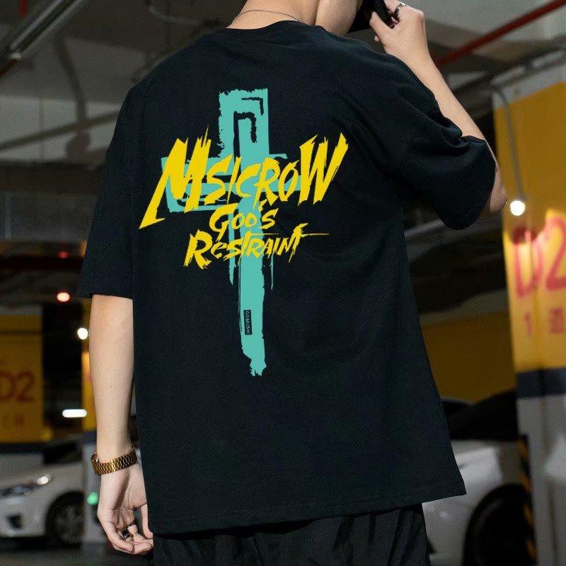 Áo Thun Nam Ngắn Tay In Hình Sáng Tạo