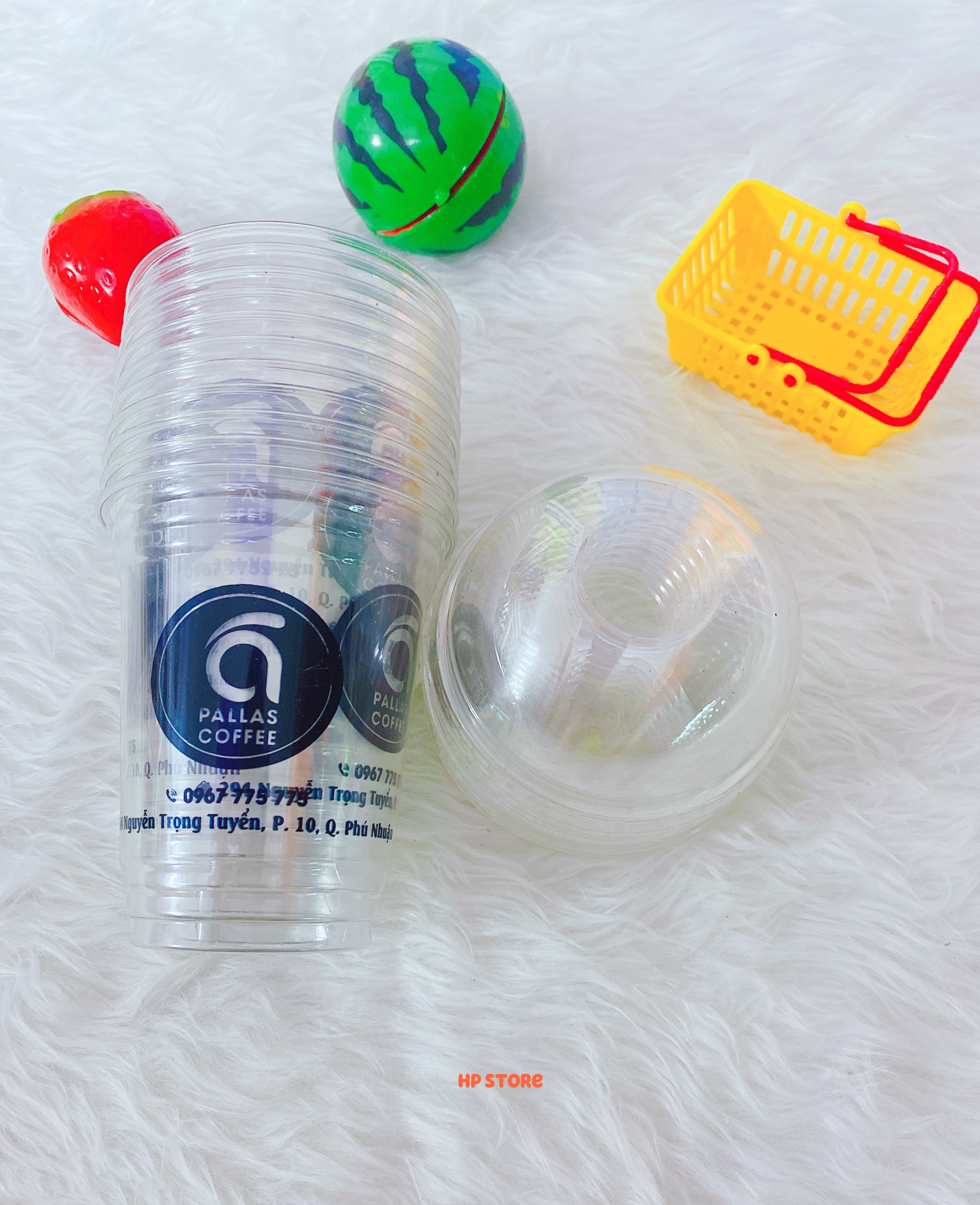 25 Nắp Cầu 414ml Ly Nhựa Pet Đựng Cà Phê, Trà Sữa, Sinh Tố,… Hàng Xuất Dư Hàng Đẹp