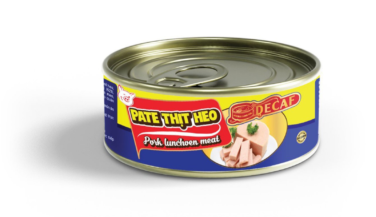 PATE THỊT HEO. PORK LUNCHVEN MEAT DECAF 150GR