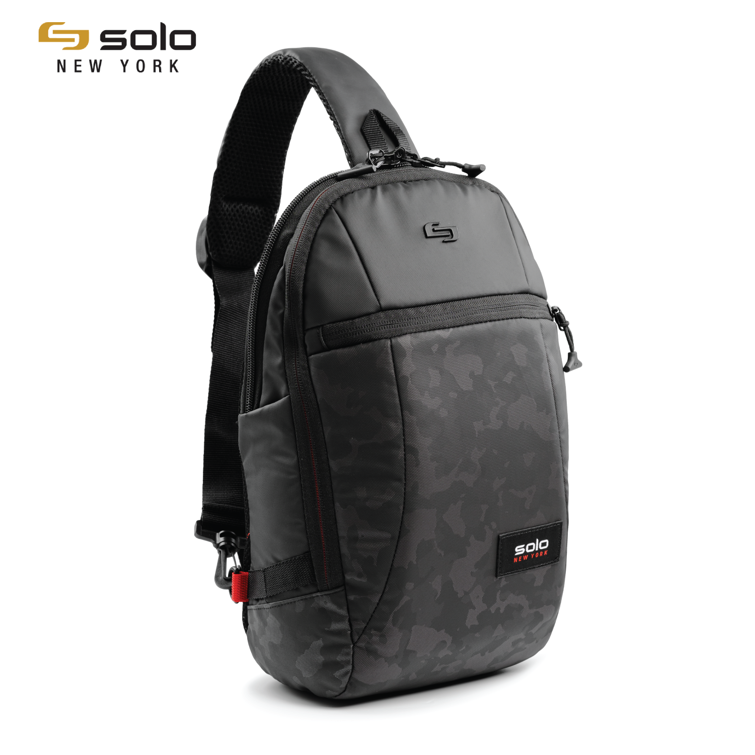 Túi đeo chéo 12.9 inch Solo GLHF - Đen viền đỏ - Mã ACV290-4/12 - Bảo hành chính hãng 05 năm