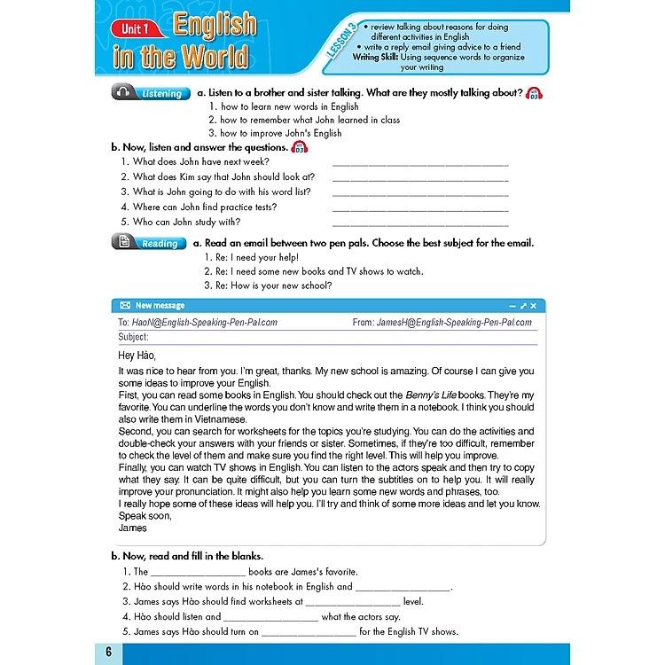 Tiếng Anh 9 I-Learn Smart World - Workbook (2024)