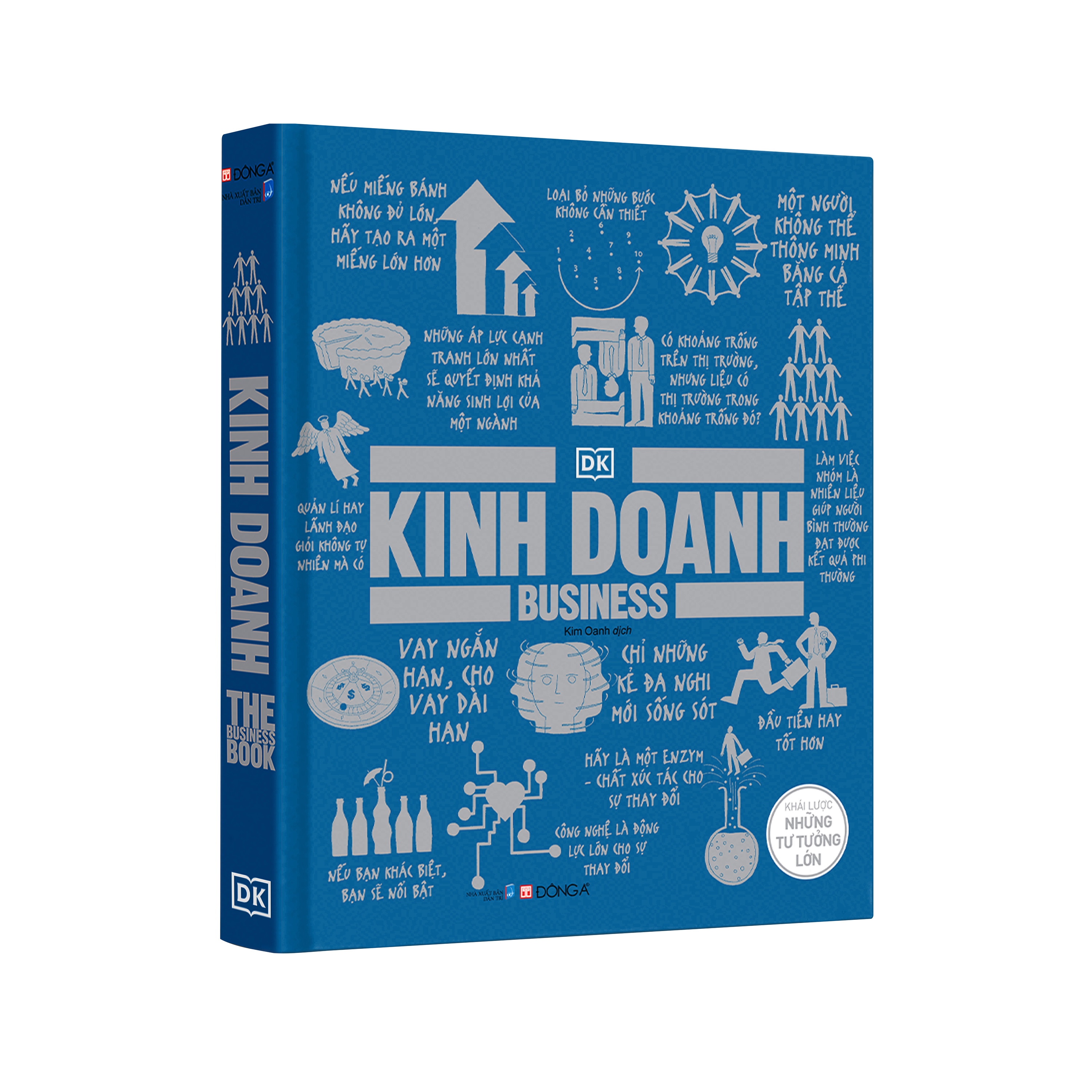 (Bìa Cứng) KINH DOANH - KHÁI LƯỢC NHỮNG TƯ TƯỞNG LỚN - DK - Kim Oanh dịch - tái bản 2023 - (in màu toàn bộ)