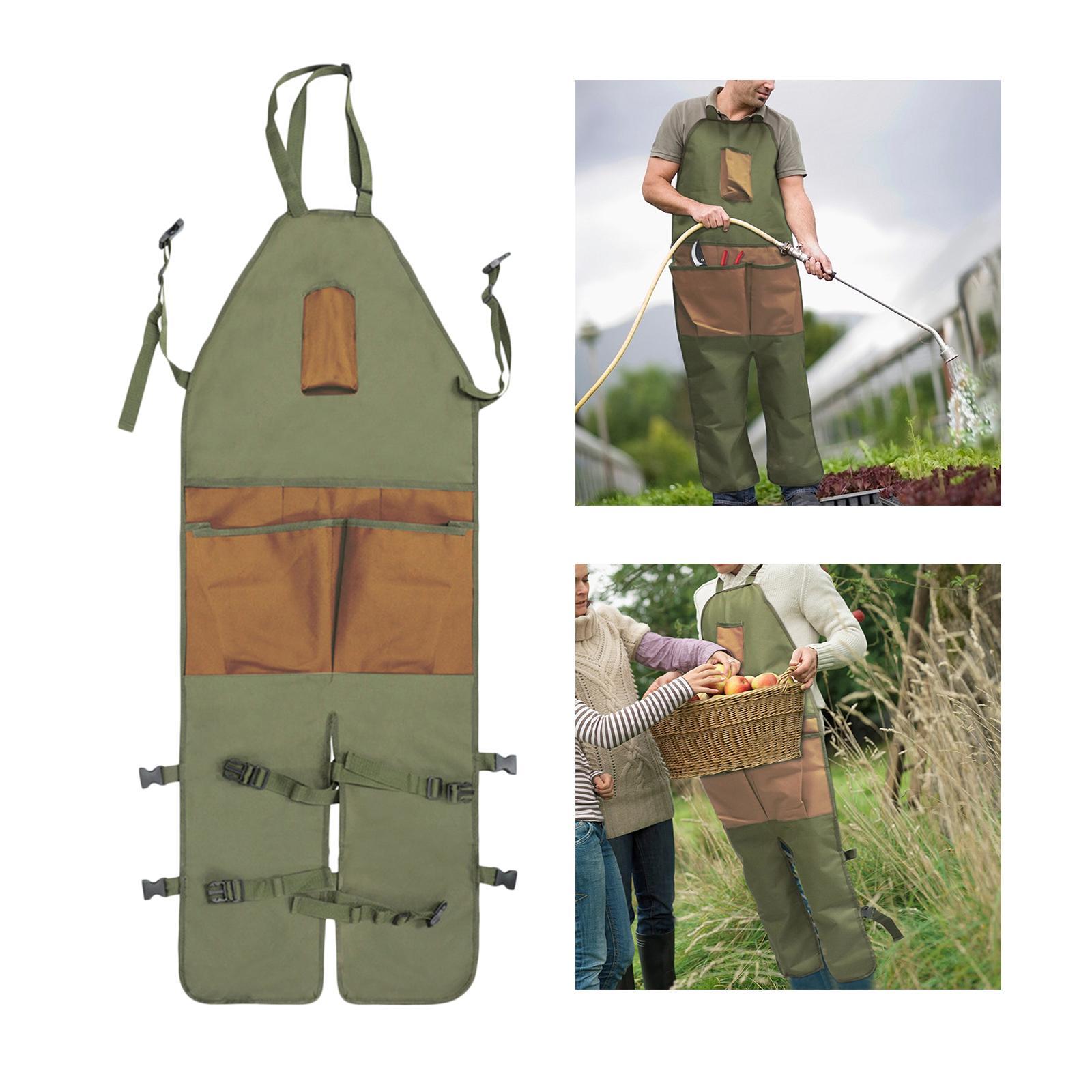 Heavy Duty Oxford Cloth Work Apron Farm Pinafore Carpenter Tool Outdoor