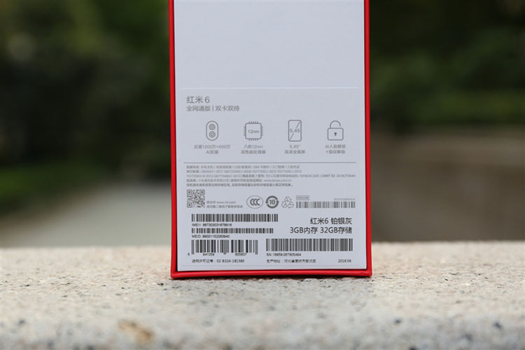 Điện Thoại Xiaomi Redmi 6 (3/32GB) - Hàng Chính Hãng