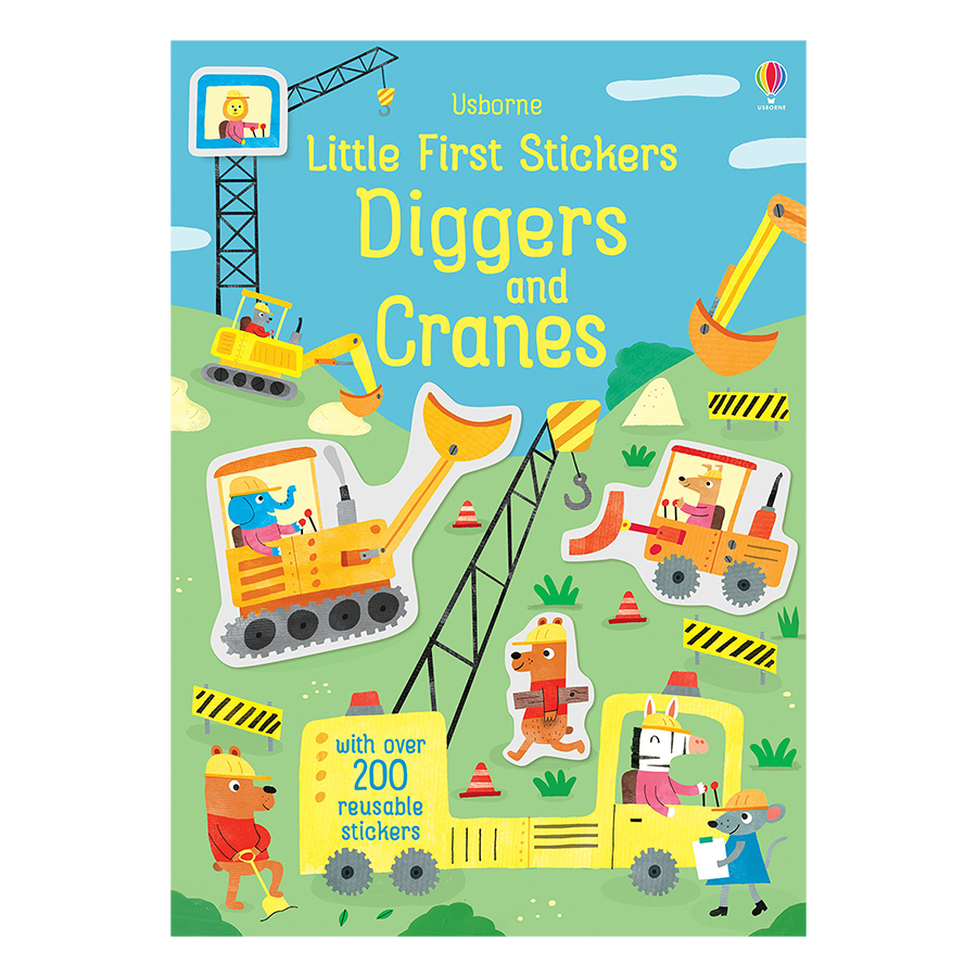 Little First Stickers Diggers and Cranes - Little First Stickers