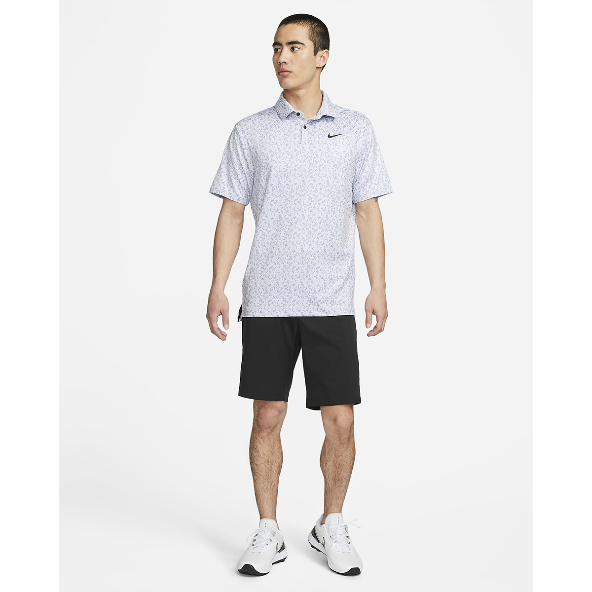Áo polo tay ngắn thể thao nam NIKE ASM NK DF TOUR POLO MICRO CAMO