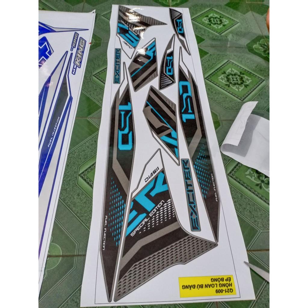 Tem rời ex 150 xanh bạc