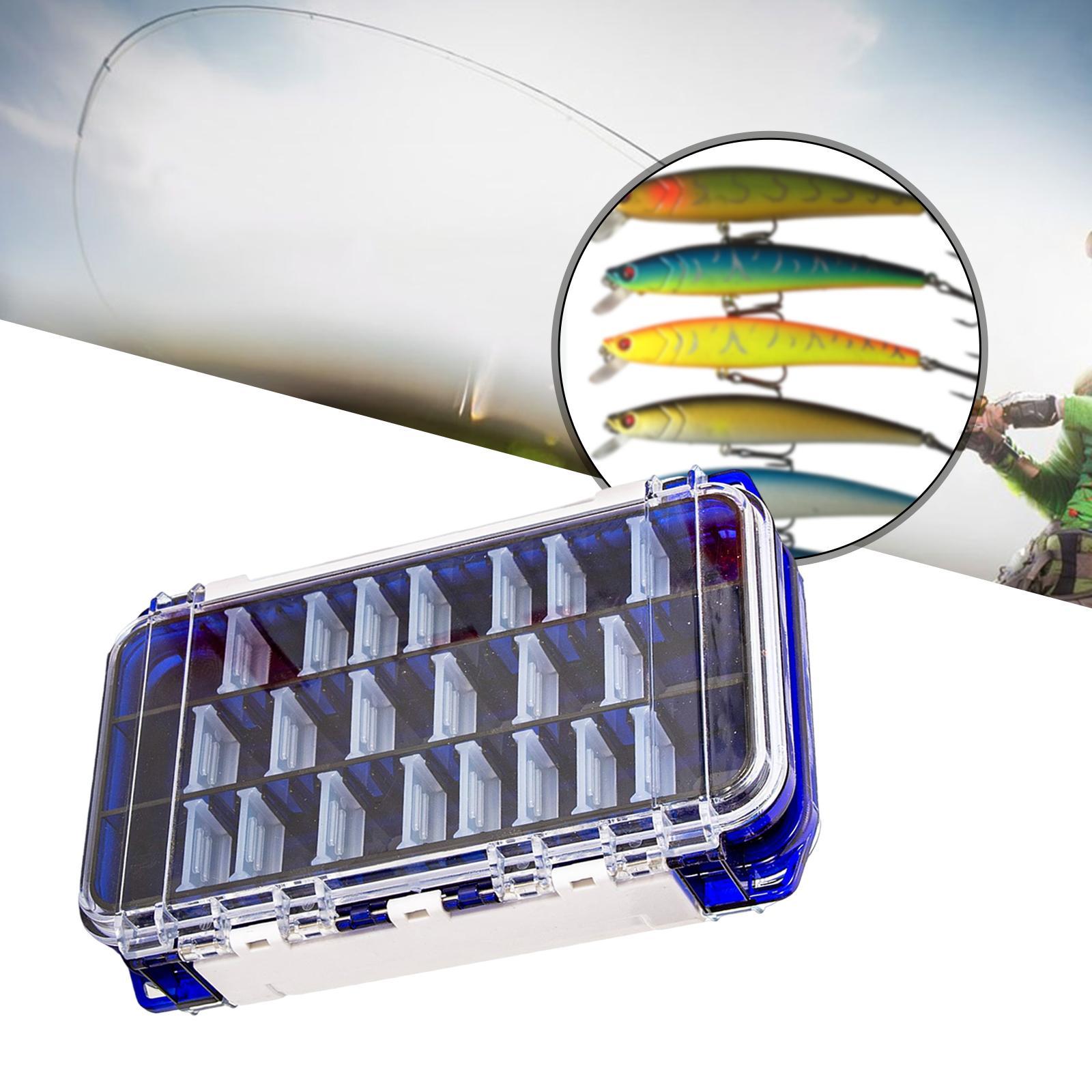 Multi Functional Waterproof Fishing Tackle Box Double Sided Equipment Gear