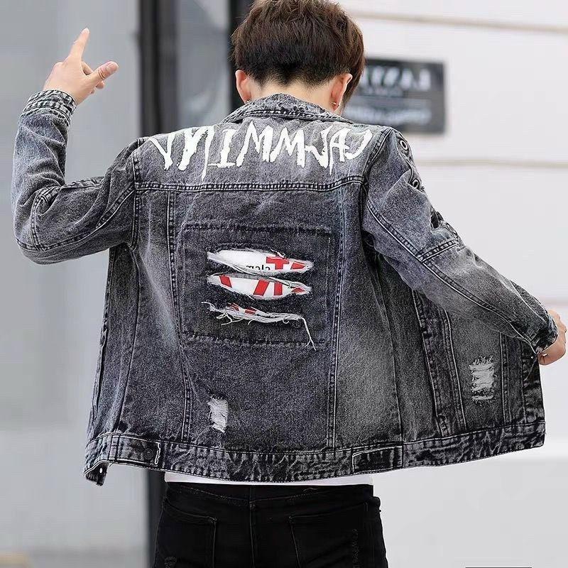 Áo khoác jean nam thời trang cao cấp, chất liệu denim thoáng mát, hàng chuẩn shop BEN Shop0807 v14