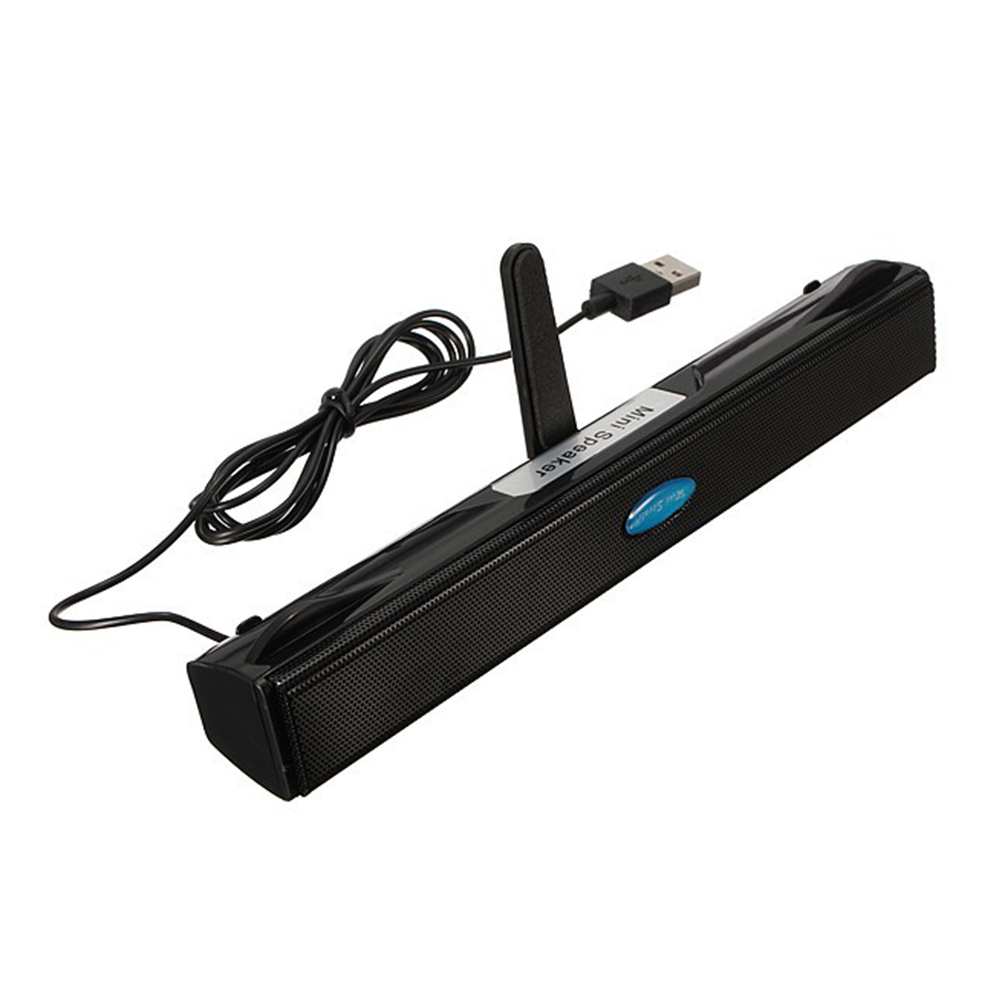 USB Soundbar Soundbar Bàn Loa Máy tính Soundbar Loa USB PC Soundbar tivi USB Soundbar Surround Bar Color: Black