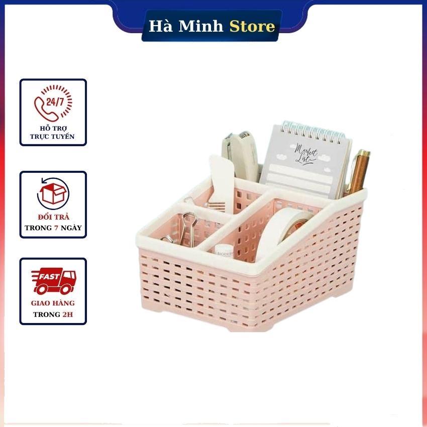 Khay để mỹ phẩm Việt Nhật 5688 đựng đồ đa năng 4 ngăn Cỡ TO