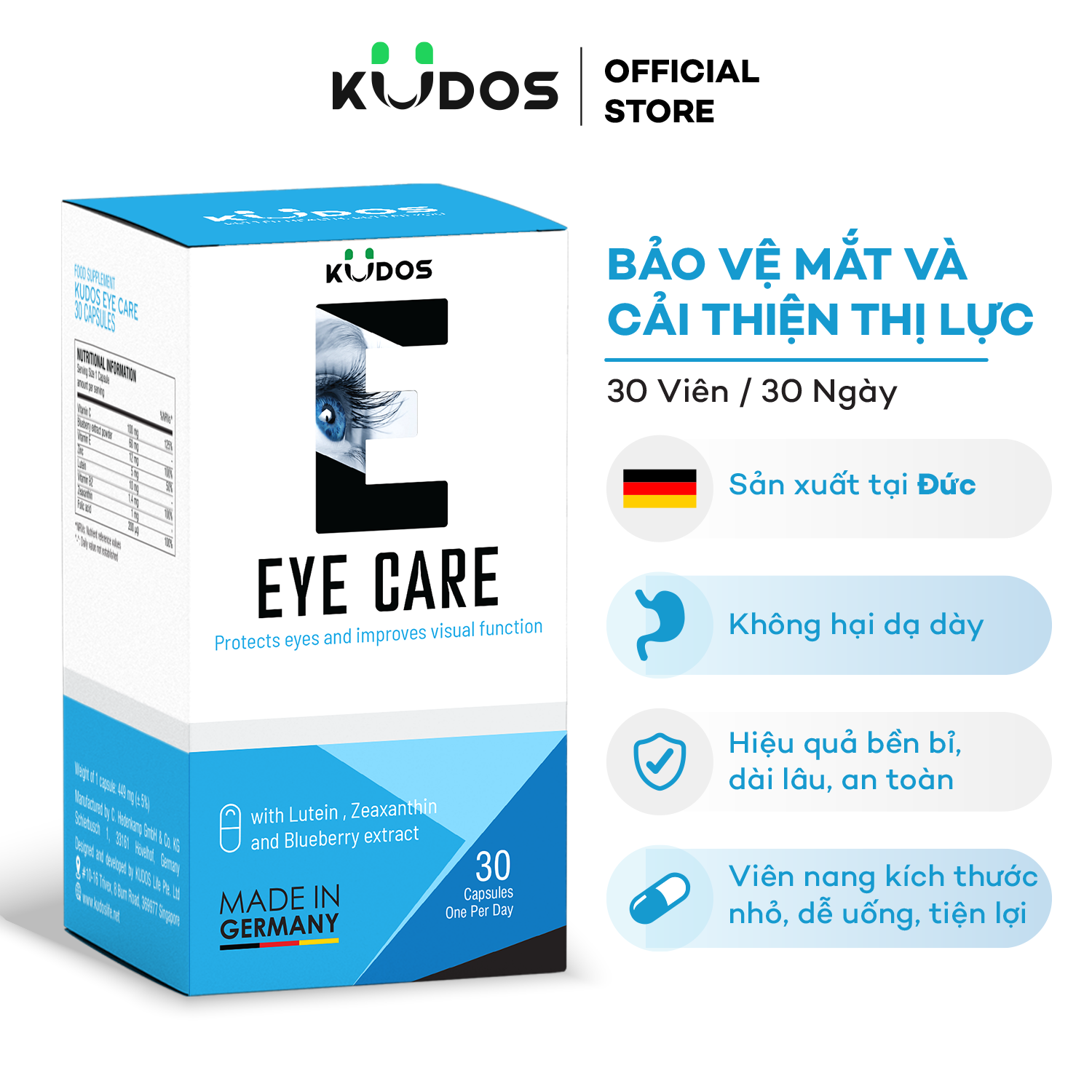Viên Nang Bổ Mắt KUDOS EYE CARE