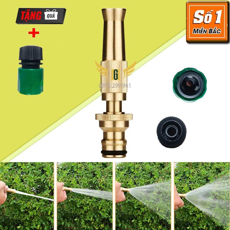 Đầu Vòi Xịt Tăng Áp Sumo, Áp Lực Cao Mini Bằng Đồng, Vòi rửa xe, rửa sân, tưới cây, làm vườn.