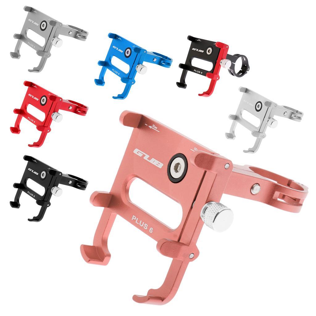 360 Rotation Mobile Phone Holder Adjustable Mount For Bike Handlebars Black