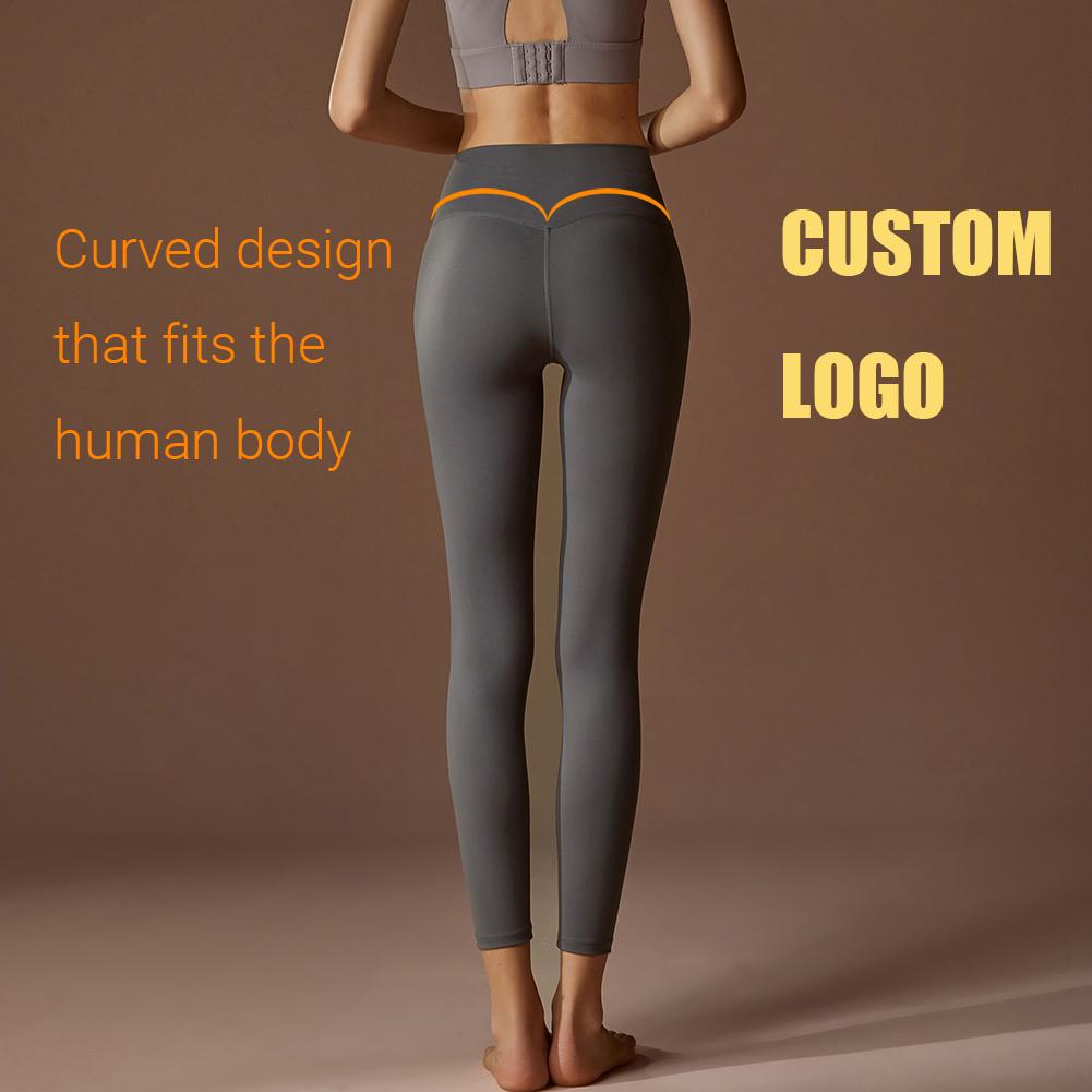Siêu Mềm Quần Legging Thể Thao Quần Tập Yoga Nữ Tùy Chỉnh Logo Tập Luyện Lingins Quần Áo Chạy Tập Gym Thể Thao Nude Cảm Thấy Quần Legging