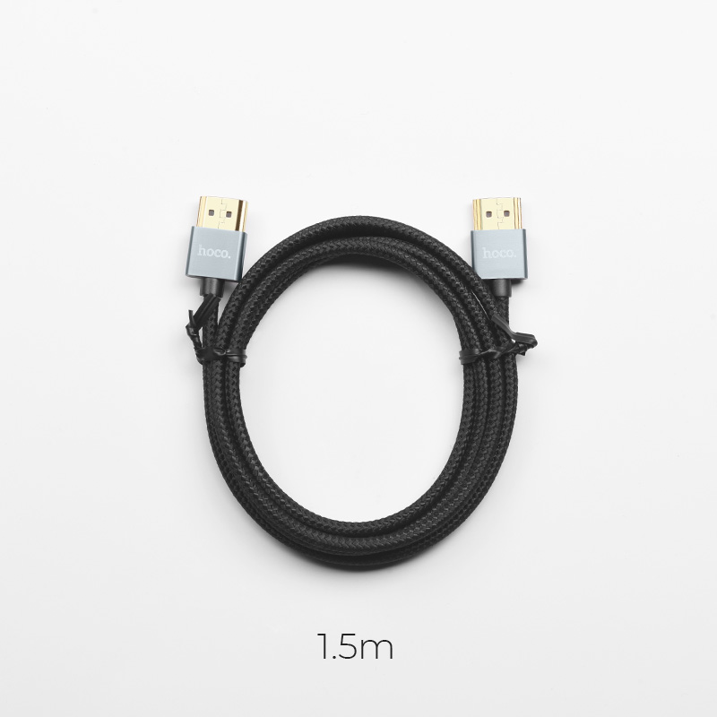 Cáp HDMI bọc thép siêu bền dài 1.5M và 3M Hoco UA12 - Chính hãng