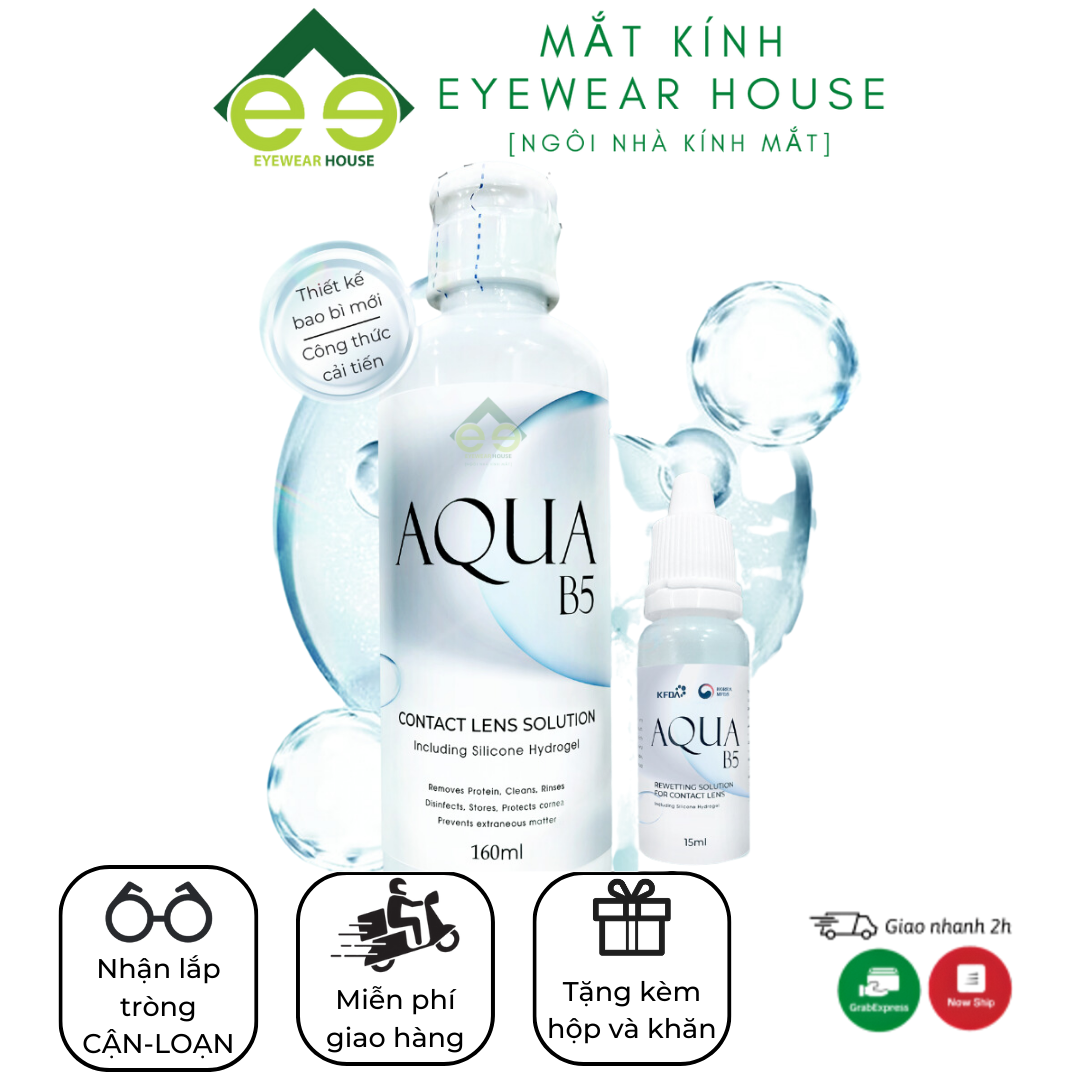 Nước ngâm lens Aqua 160ml