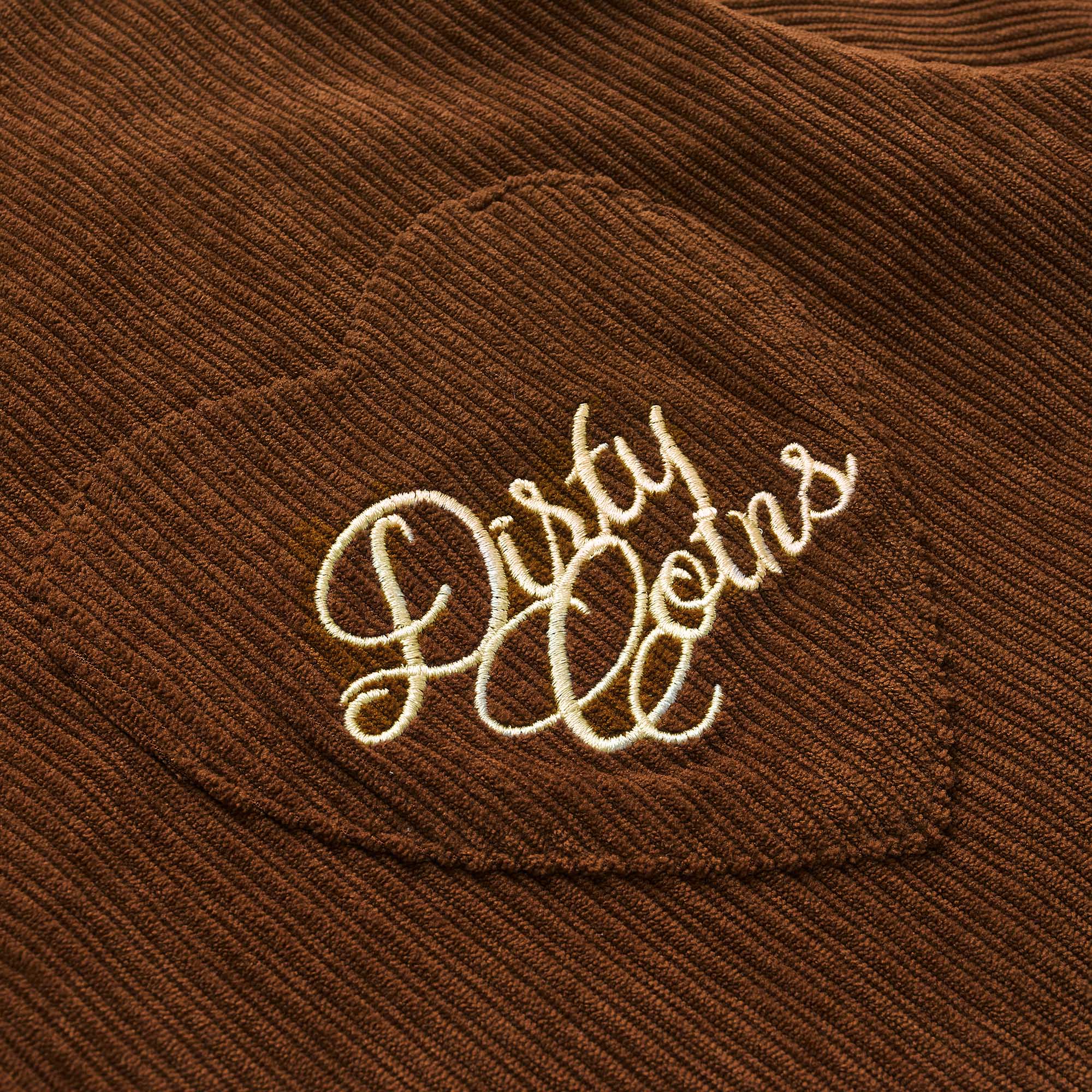 Áo Khoác DirtyCoins Love Corduroy Shirt Jacket - Brown