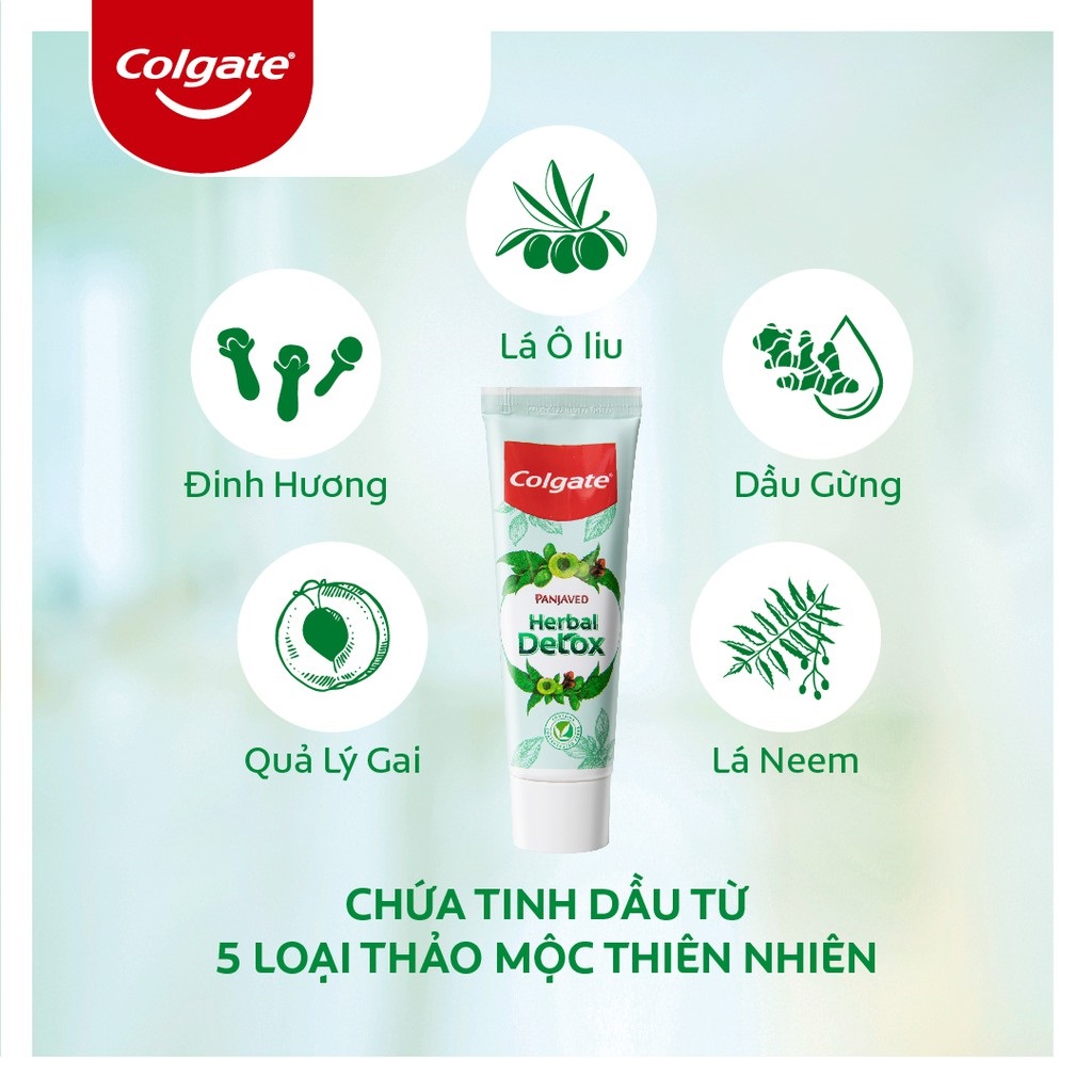 Kem đánh răng Colgate thảo mộc thiên nhiên Herbal Detox 120g