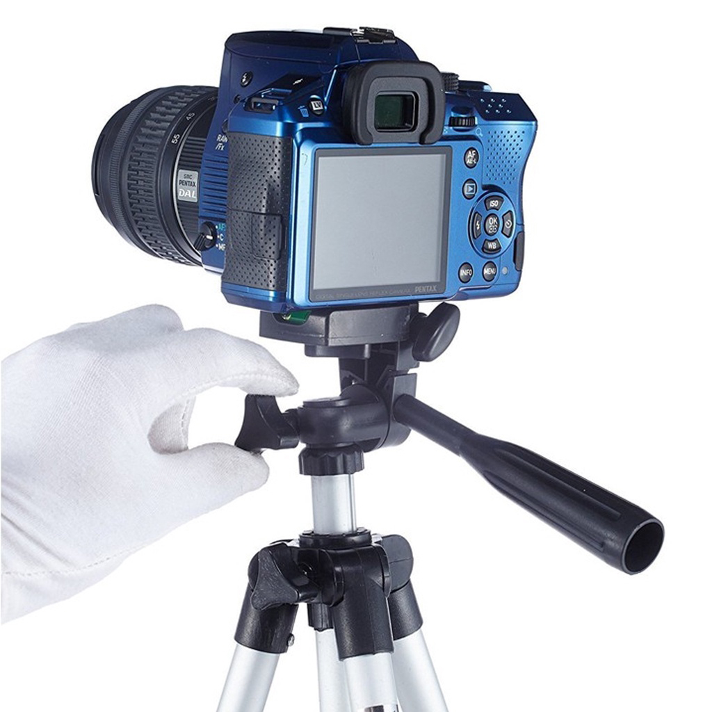 Giá Đỡ 3 Chân Máy Chụp Ảnh TF-3110 Tặng Miếng Kẹp Điện Thoại Gậy 3 Chân Livestream, Quay Tiktok, Chụp Ảnh