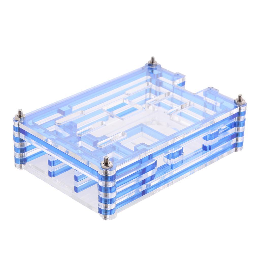 2x 9 Acrylic Panels PC Case Cover for Raspberry Pi 3,Pi 2 B & Pi Model B+
