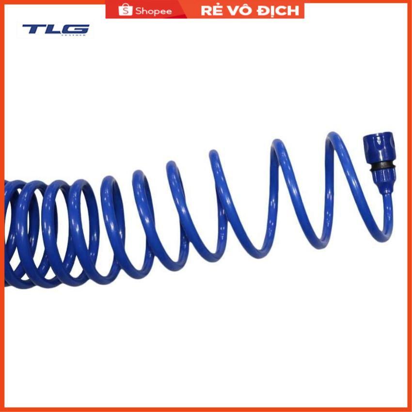 Bộ vòi xịt nước tưới cây đa năng 8 chế độ kèm dây tưới dạng lò xo co dãn 815814 loại 10m