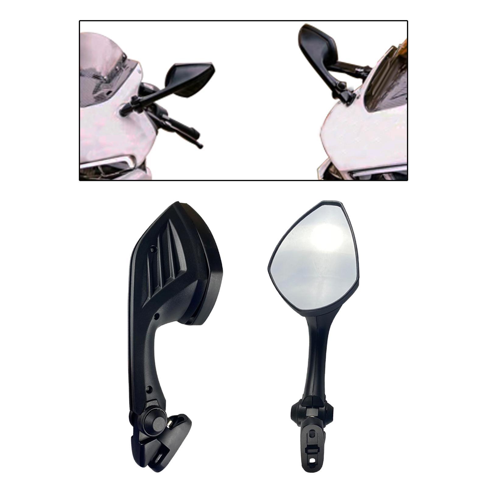 1 Pair Universal Motorcycle Rearview Mirror Left and Right Repair Parts Direct Motorcycle Accessories