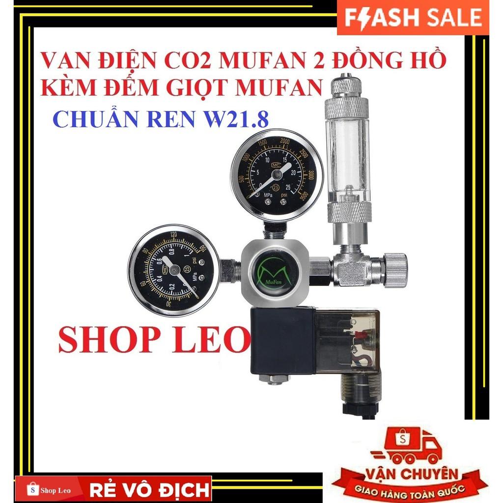 VAN ĐIỆN CO2 MUFAN CHUẨN REN W21.8 - VAN ĐIỆN TINH CHỈNH CO2