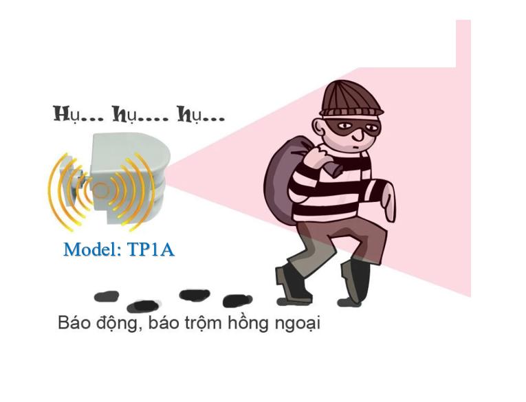 Bộ báo trộm hồng ngoại, loa hú