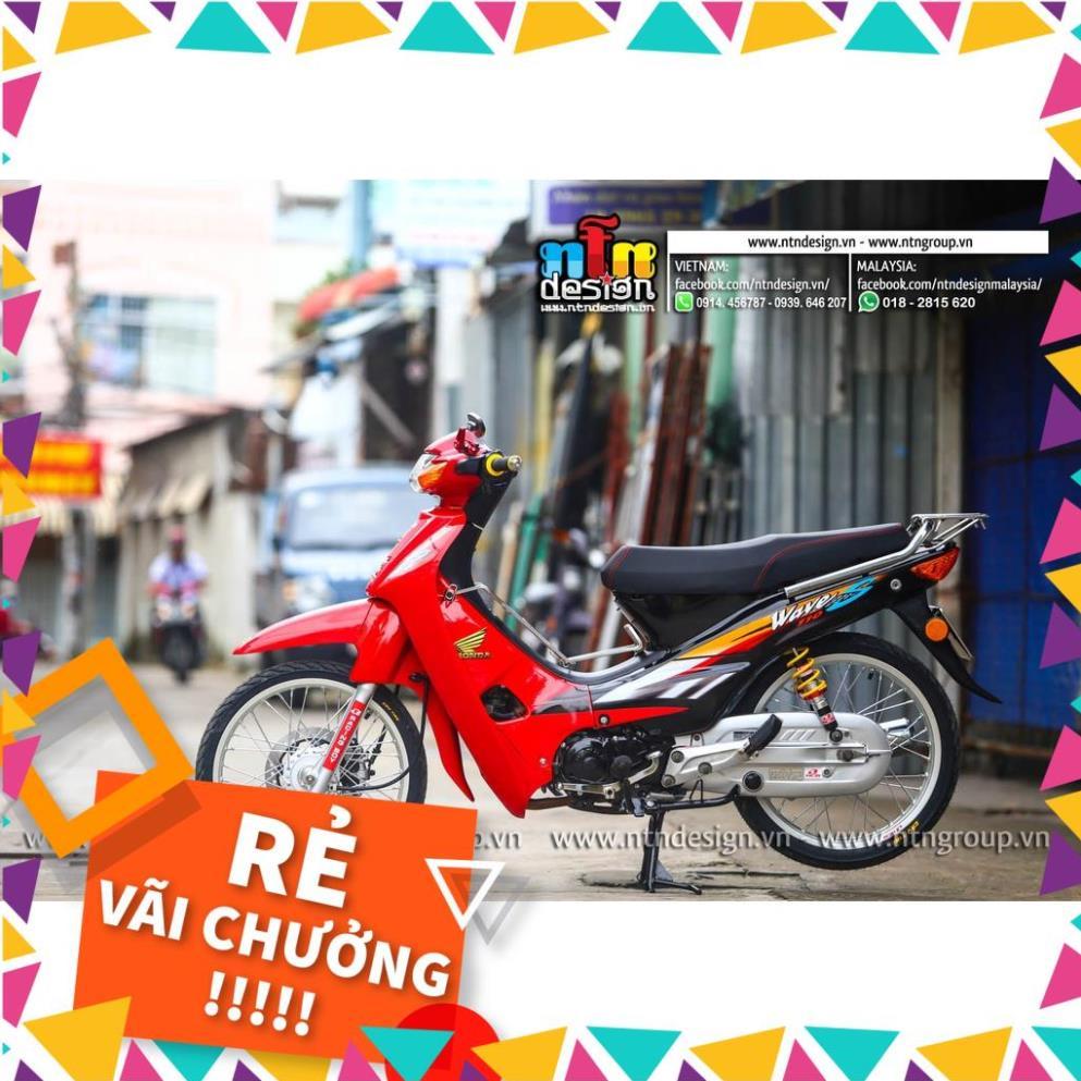 Tem Rời Wave Nhỏ Mẫu 110 Đỏ Đen
