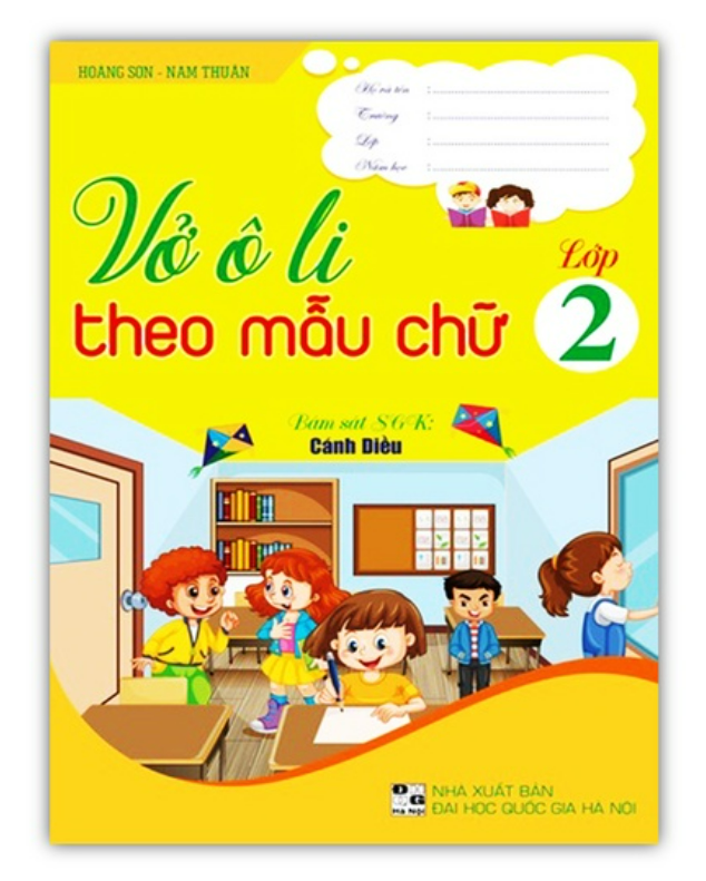 Sách - Vở Ô Li Theo Mẫu Chữ Lớp 2