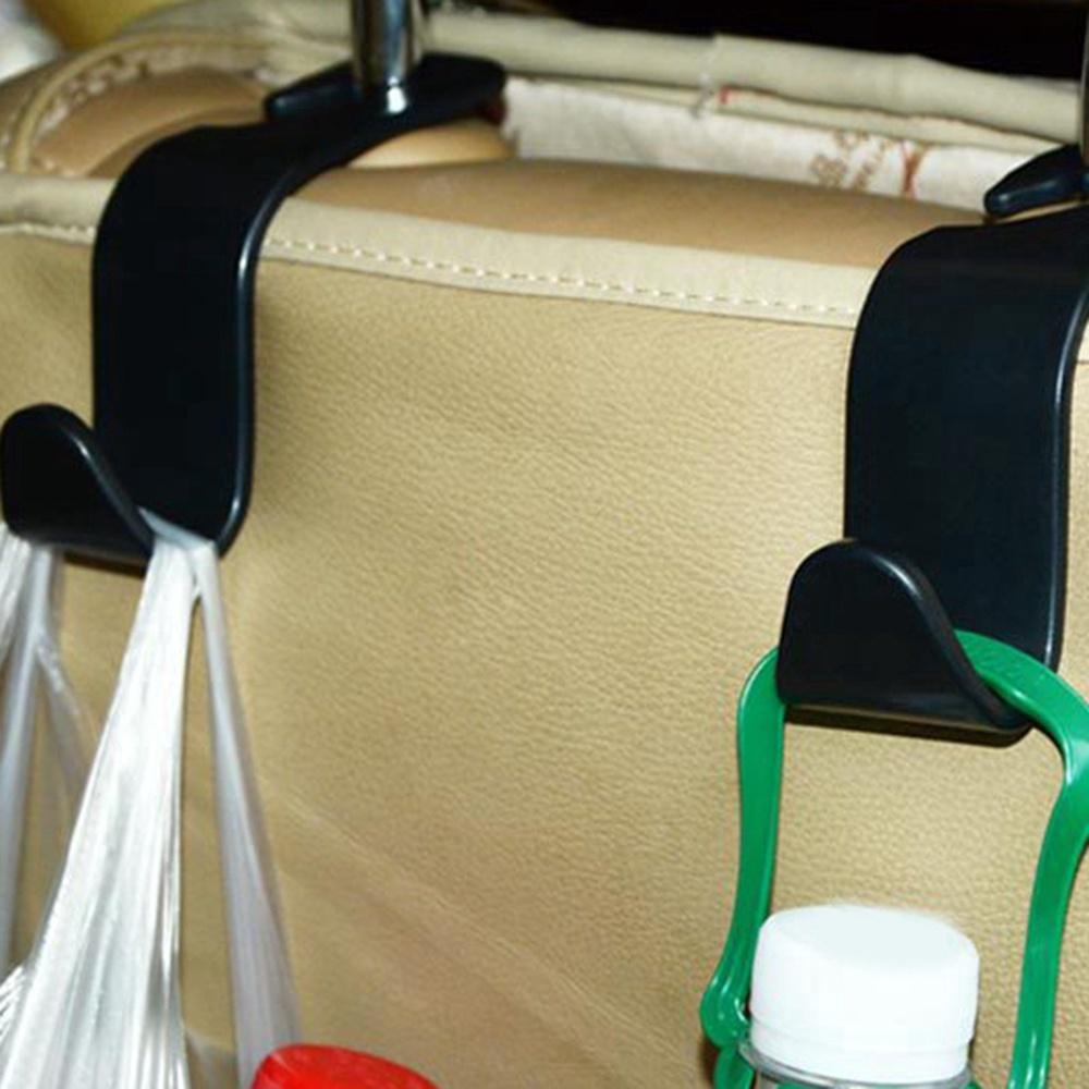 Bộ 4 Móc Nhựa Treo Đồ Gắn Lưng Ghế Xe Hơi Tiện Dụng