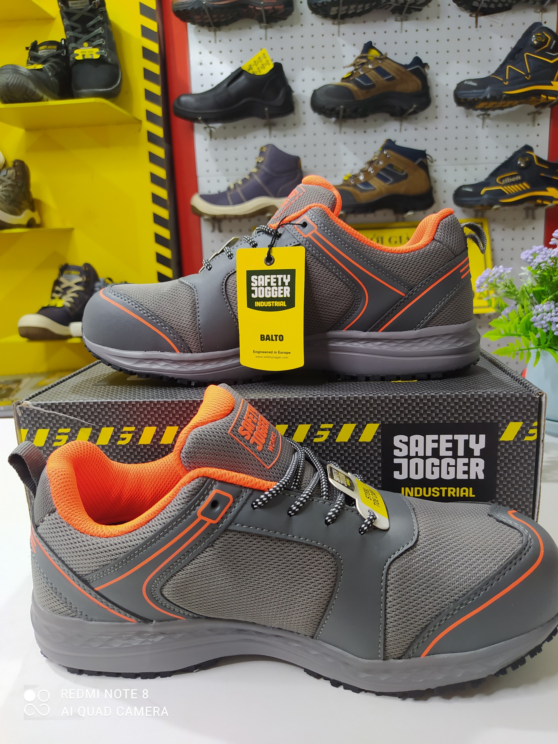 [Hàng Chính Hãng] Giày Bảo Hộ Safety Jogger Balto, Da Chất Lượng Cao, Đế PU,  Chịu Nhiệt Cao, Chống Trượt, Đâm Xuyên