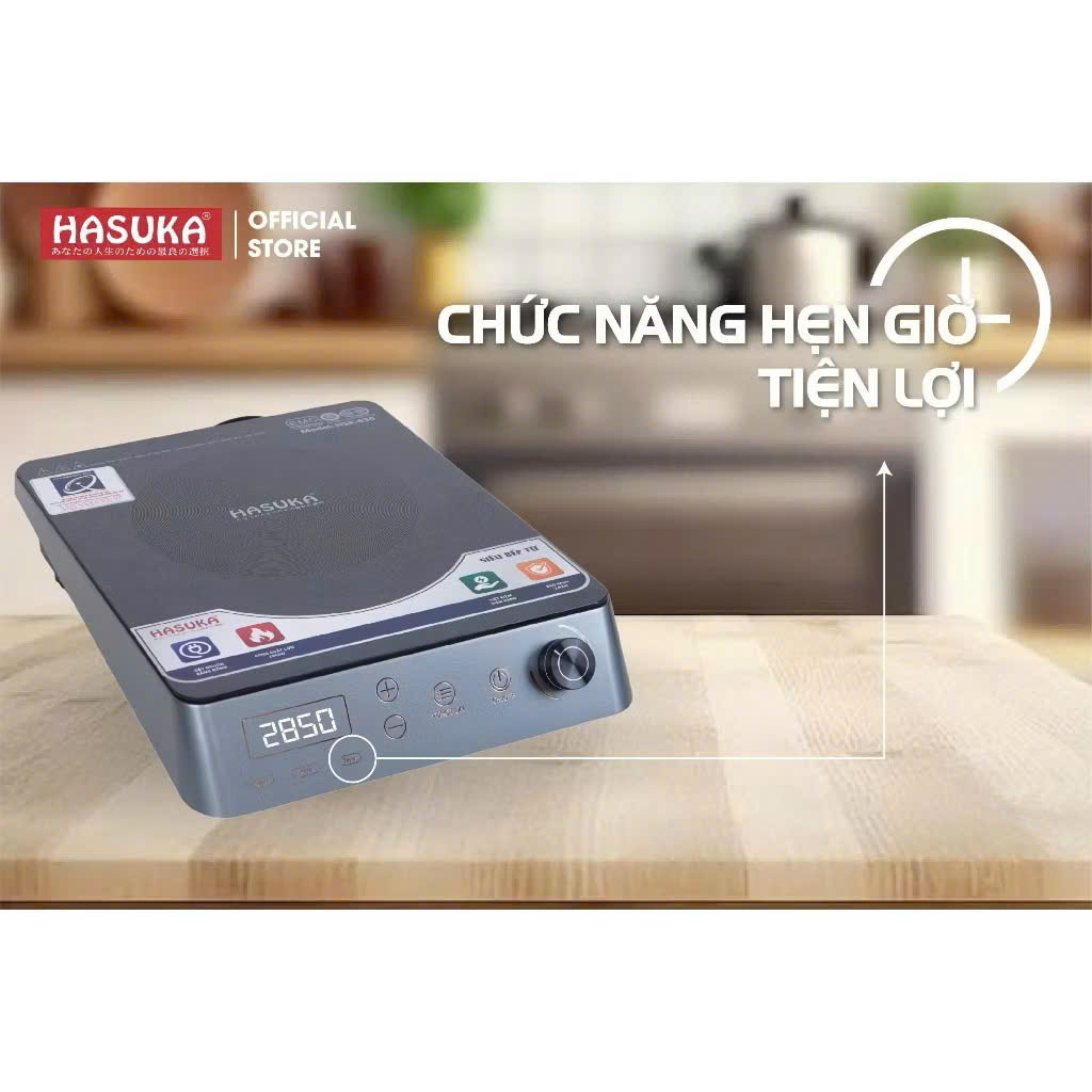 Bếp từ đơn HASUKA HSK-630 công suất 2850W, bếp điện từ đa chức năng -HÀNG CHÍNH HÃNG