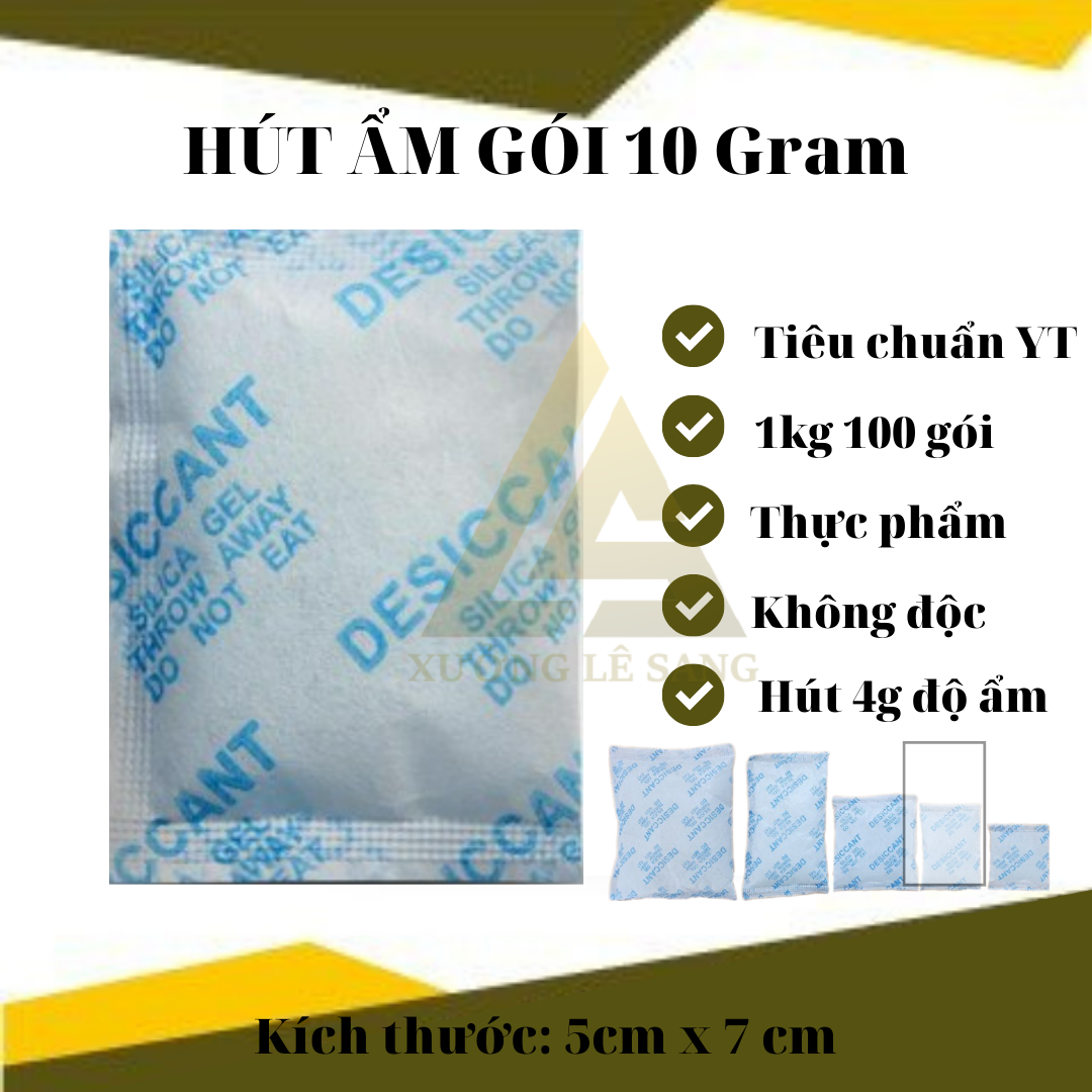 1kg Gói hút ẩm sililcagel đủ size